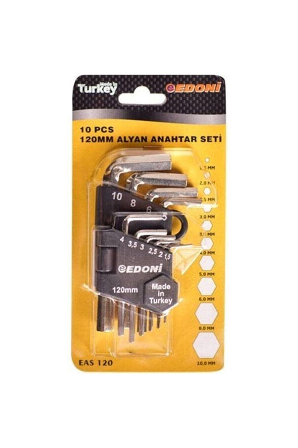 Edoni Allen Anahtar Takımı 120mm 10 Parça